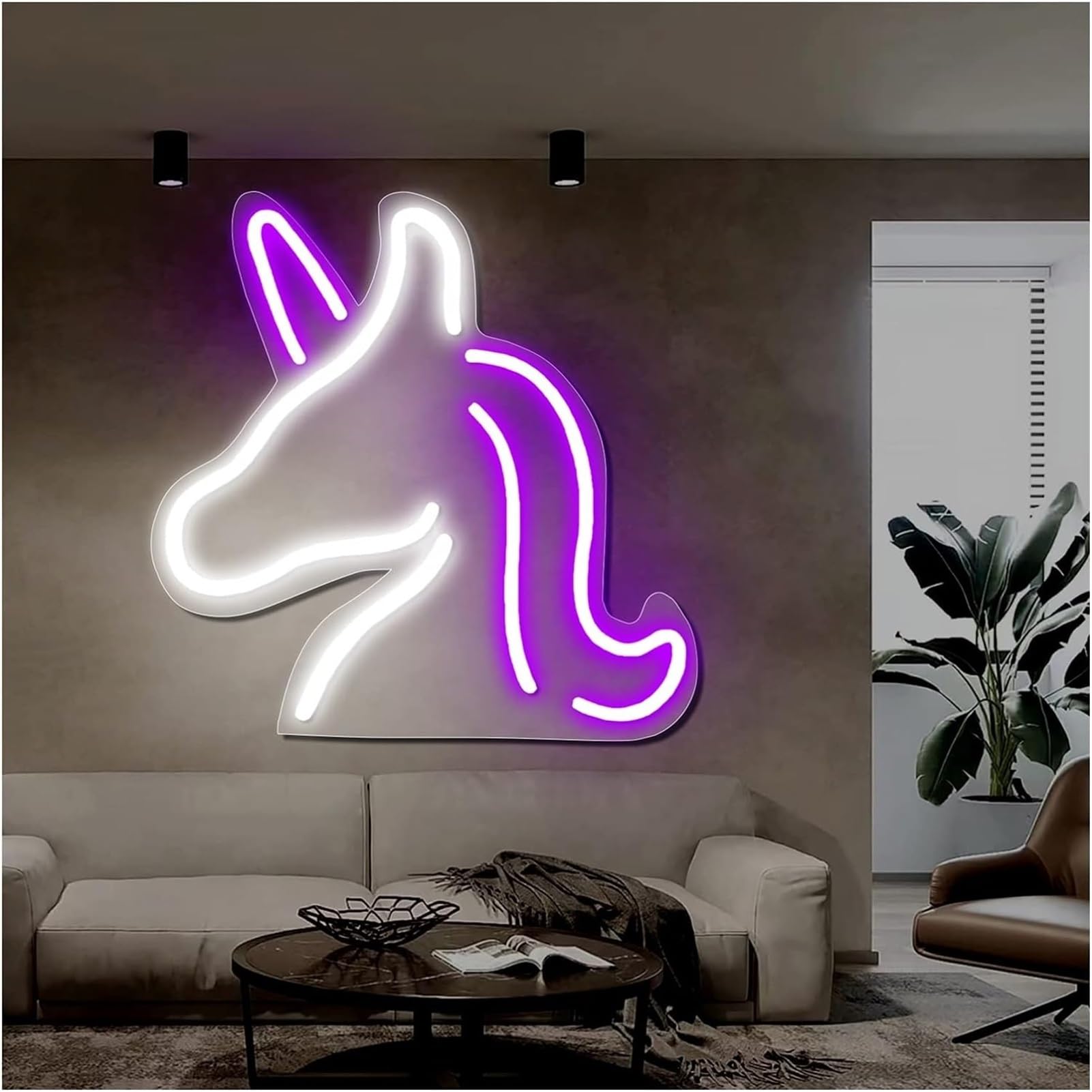 ネオンライト卓上用 ユニコーン ネオンサイン インテリア かわいい